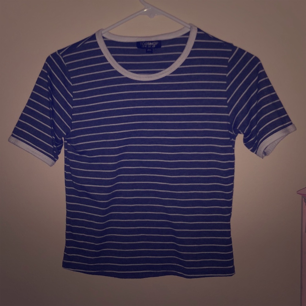 Cute short striped shirt